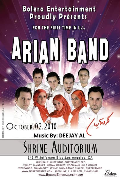 Arian Band Live In Concert