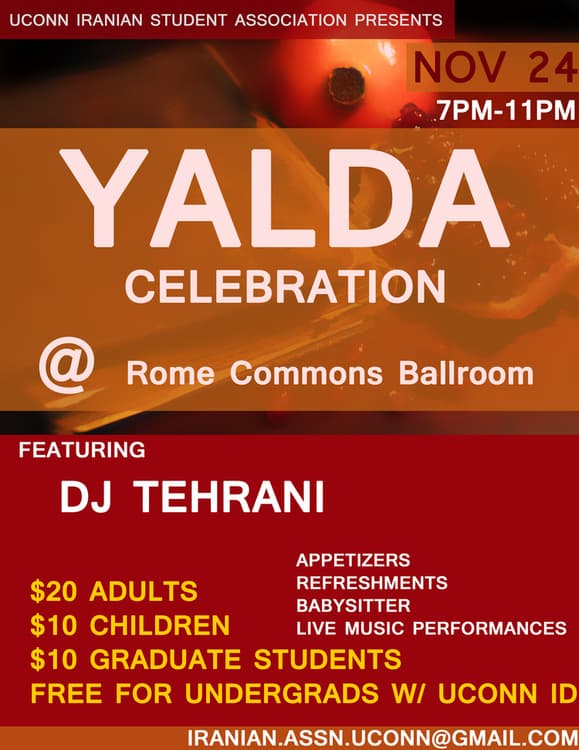 UCONN Yalda Celebration