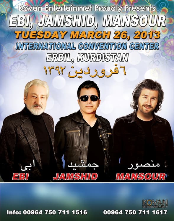 Ebi, Mansour, & Jamshid Live