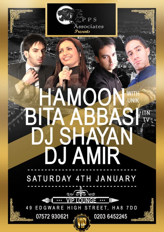 Hamoon, Bita Abbasi, DJ Shayan, DJ Amir