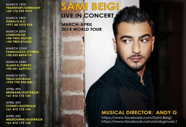 Sami Beigi World Tour