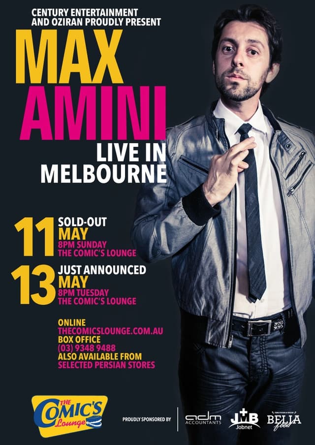 Max Amini Live in Melbourne