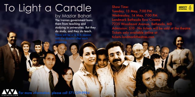 'To Light a Candle' Film Screening