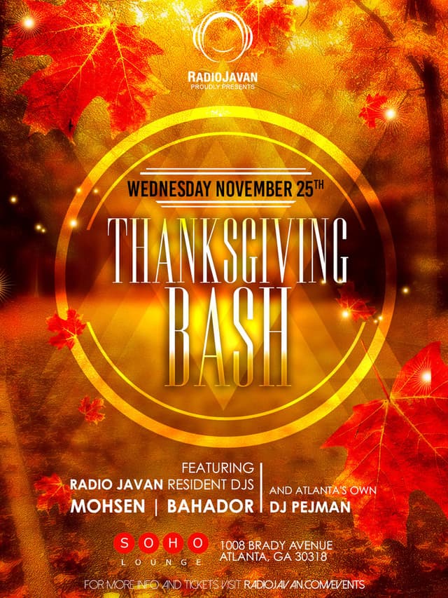 Radio Javan Thanksgiving Bash