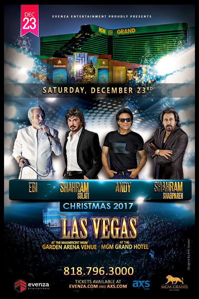 Ebi, Shahram Solati, Andy, & Shahram Shabpareh Live in Las Vegas