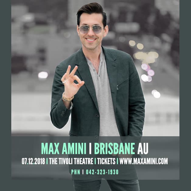 Max Amini Live in Brisbane