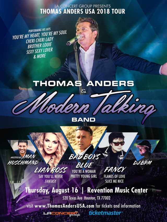 Thomas Anders & Modern Talking Live in Houston