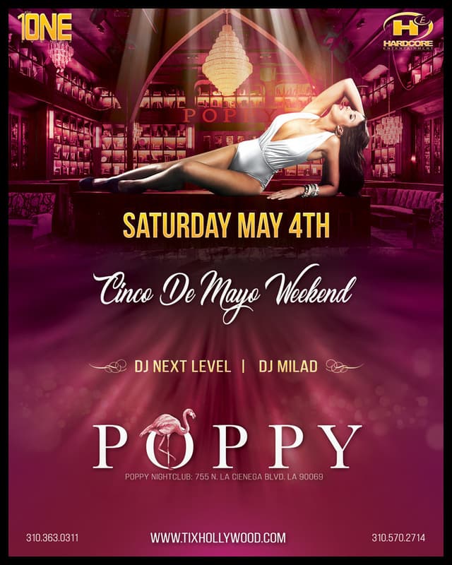 Persian Party in Los Angeles at Poppy Nightclub