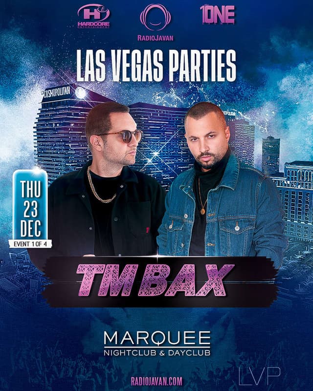 Las Vegas Persian Party at MARQUEE with TM BAX