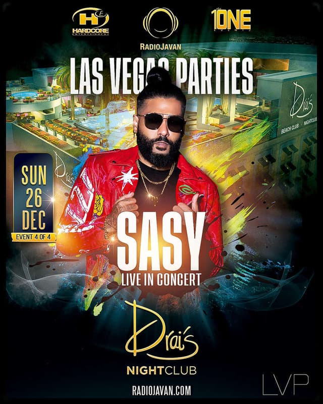 Las Vegas Persian Party at DRAIS with SASY