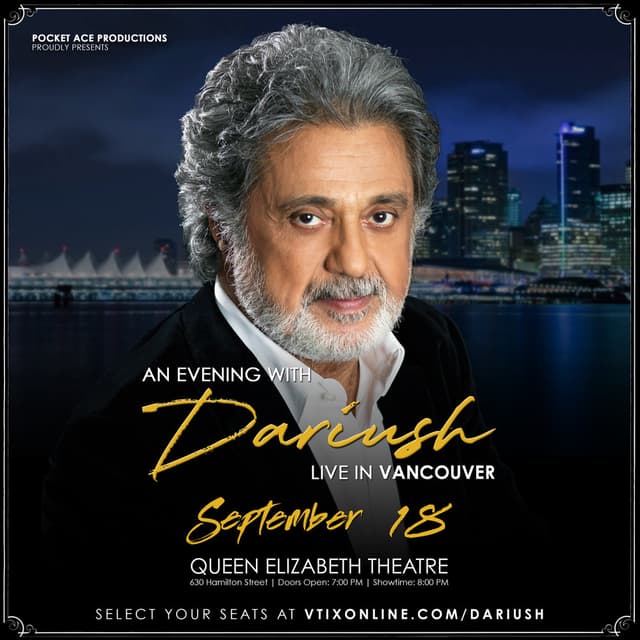 Dariush Live in Vancouver