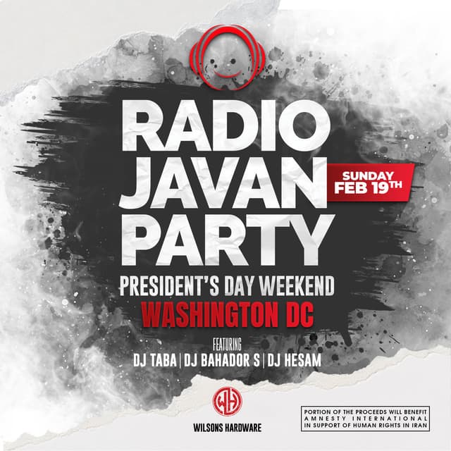 Radio Javan Party in Washington DC