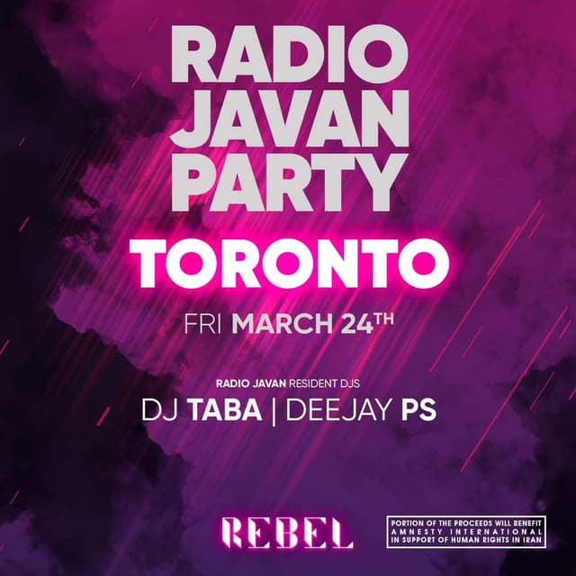Radio Javan Party in Toronto