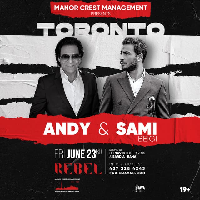 Andy & Sami Beigi Live in Toronto
