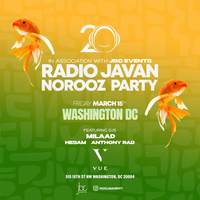 Radio Javan Norooz Party in Washington DC