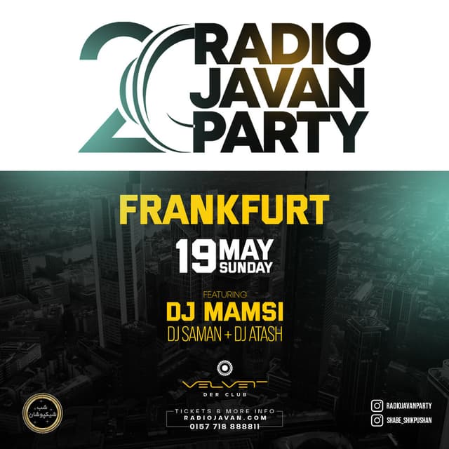 Radio Javan Party in Frankfurt