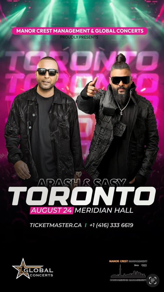 Arash & Sasy Live In Toronto