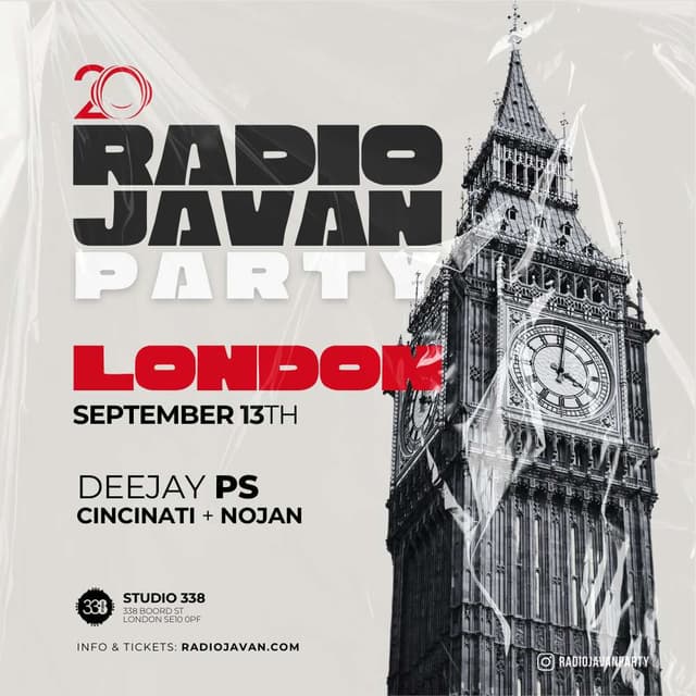 Radio Javan Party in London
