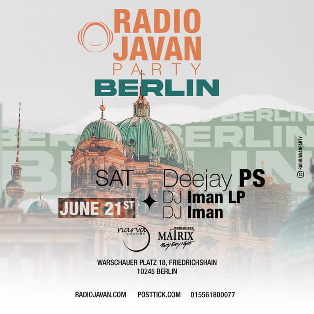 Radio Javan Party in Berlin