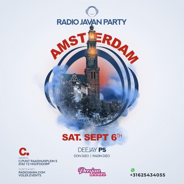 Radio Javan Party in Amsterdam