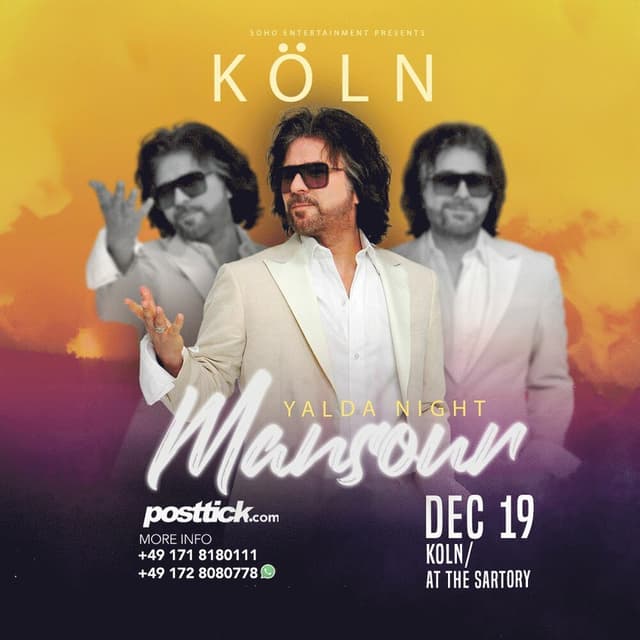 Mansour Live in Köln