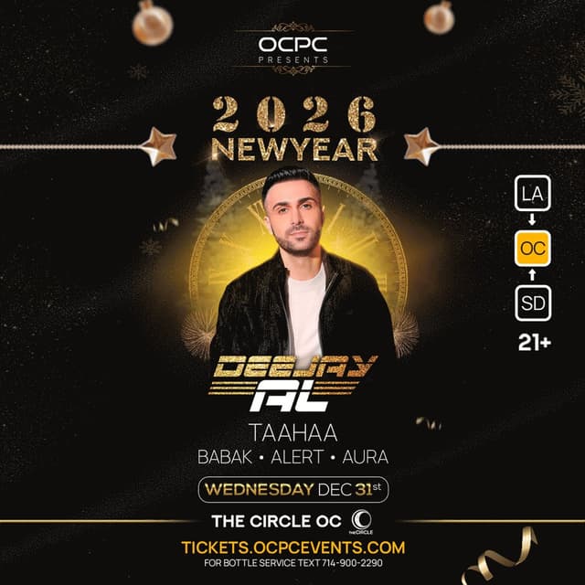 OC New Year's Eve 2026