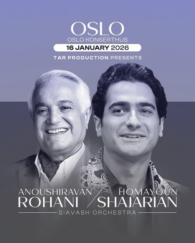 Homayoun Shajarian & Anoushiravan Rohani Live in Oslo