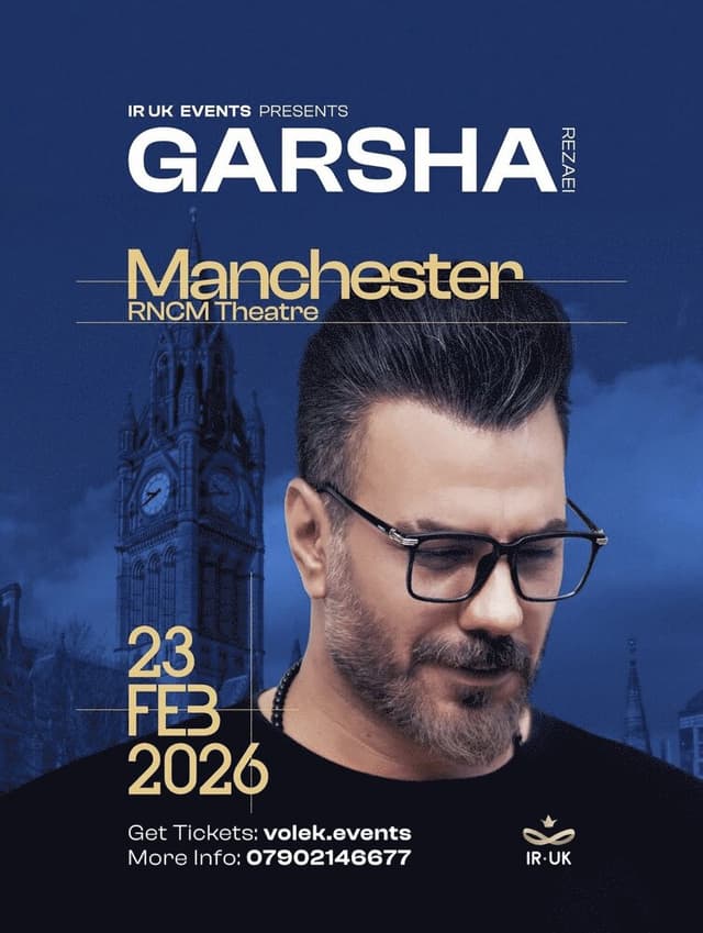 Garsha Rezaei Live in Manchester