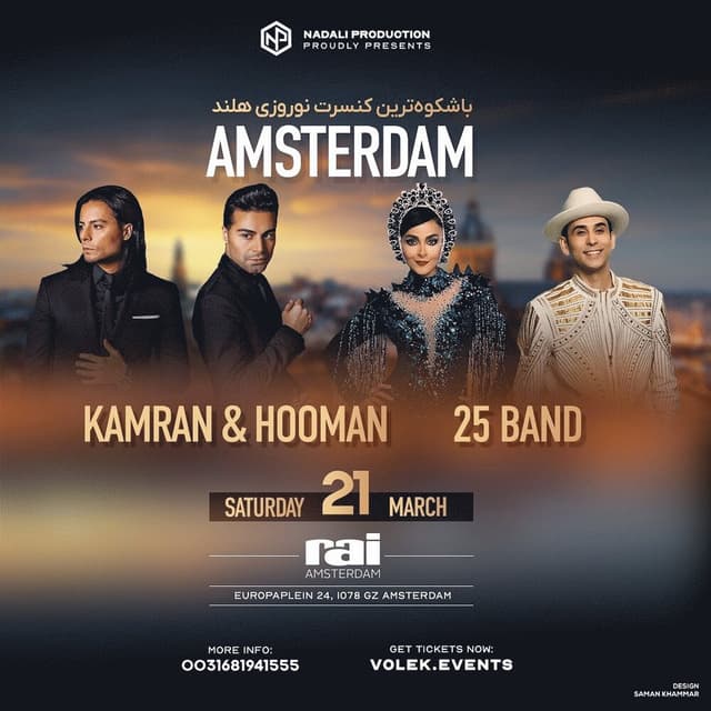 Kamran & Hooman and 25 Band