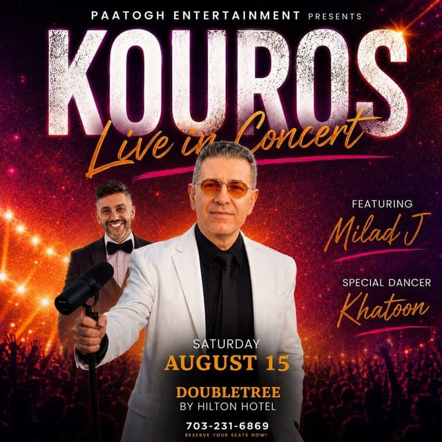 Kouros Live in Washington DC