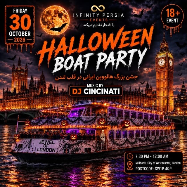Persian Halloween Cruise Party