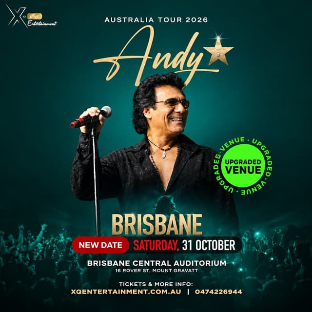 Andy Live in Brisbane