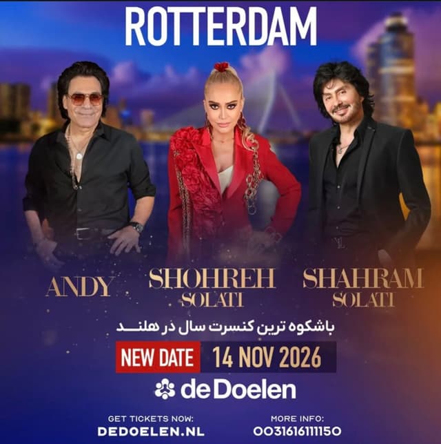 Andy, Shohreh & Shahram Solati Live in Rotterdam