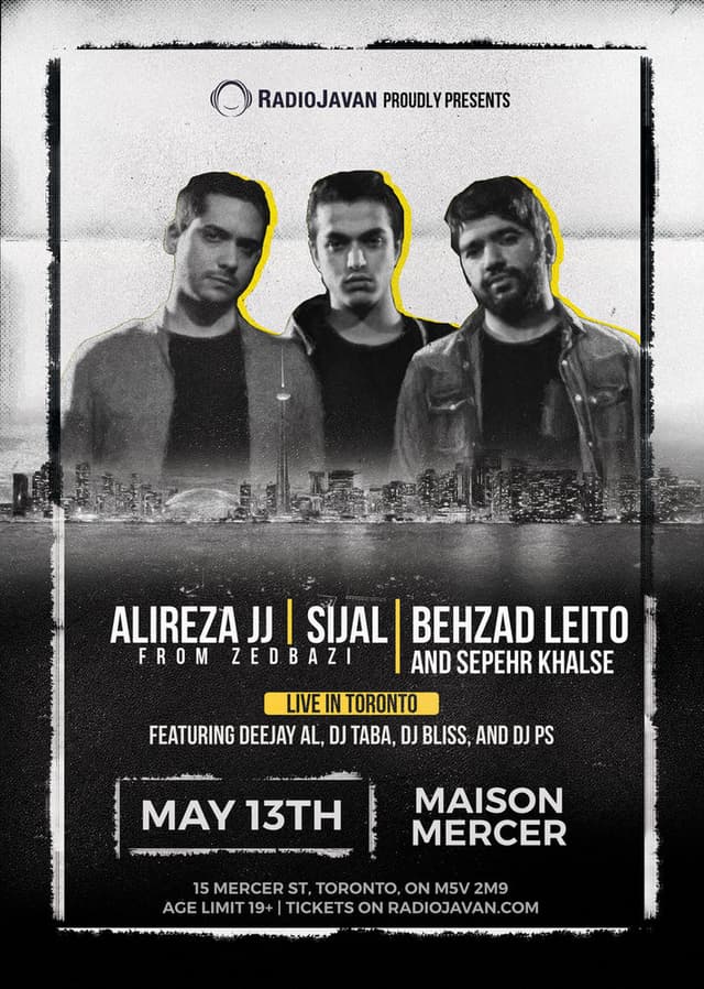 Alireza JJ, Sijal, Leito Live In Toronto Alireza JJ, Sijal, Leito Live In Toronto