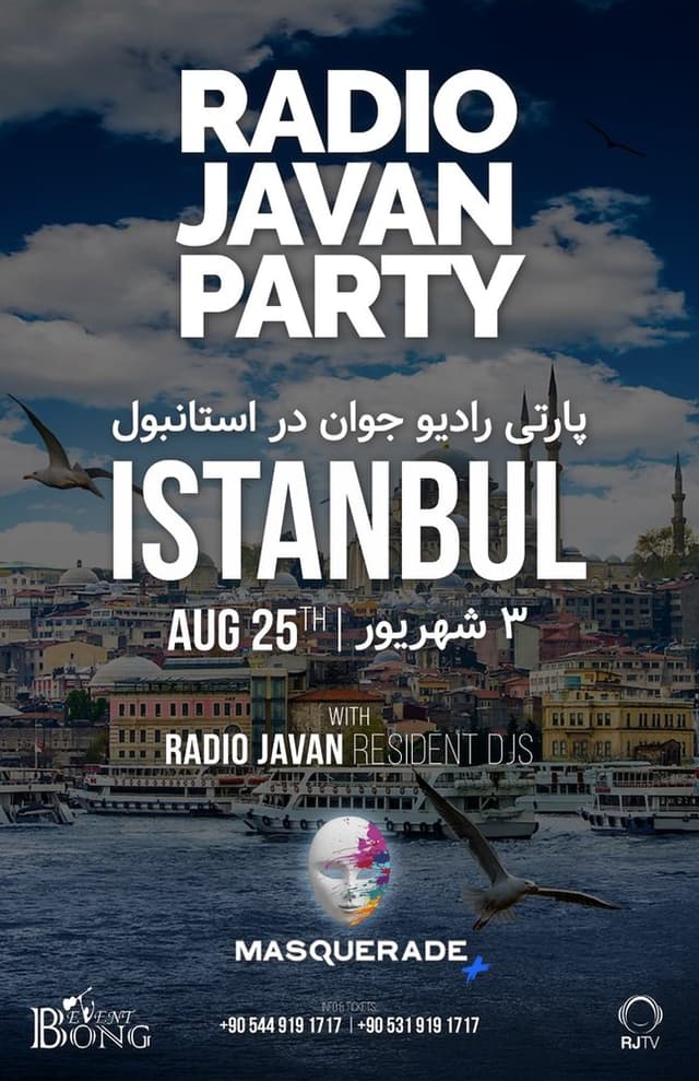 Radio Javan Party in Istanbul Radio Javan Party in Istanbul