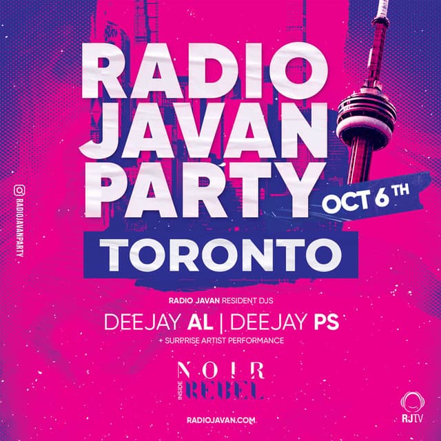 Radio Javan Party in Toronto at Rebel Radio Javan Party in Toronto at Rebel