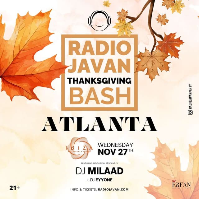 Radio Javan Thanksgiving Bash in Atlanta Radio Javan Thanksgiving Bash in Atlanta