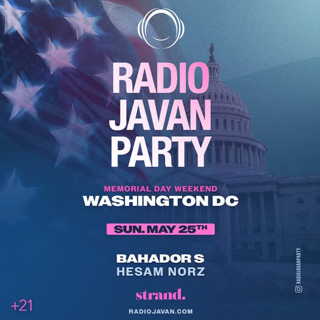 Radio Javan MDW Party in Washington DC Radio Javan MDW Party in Washington DC