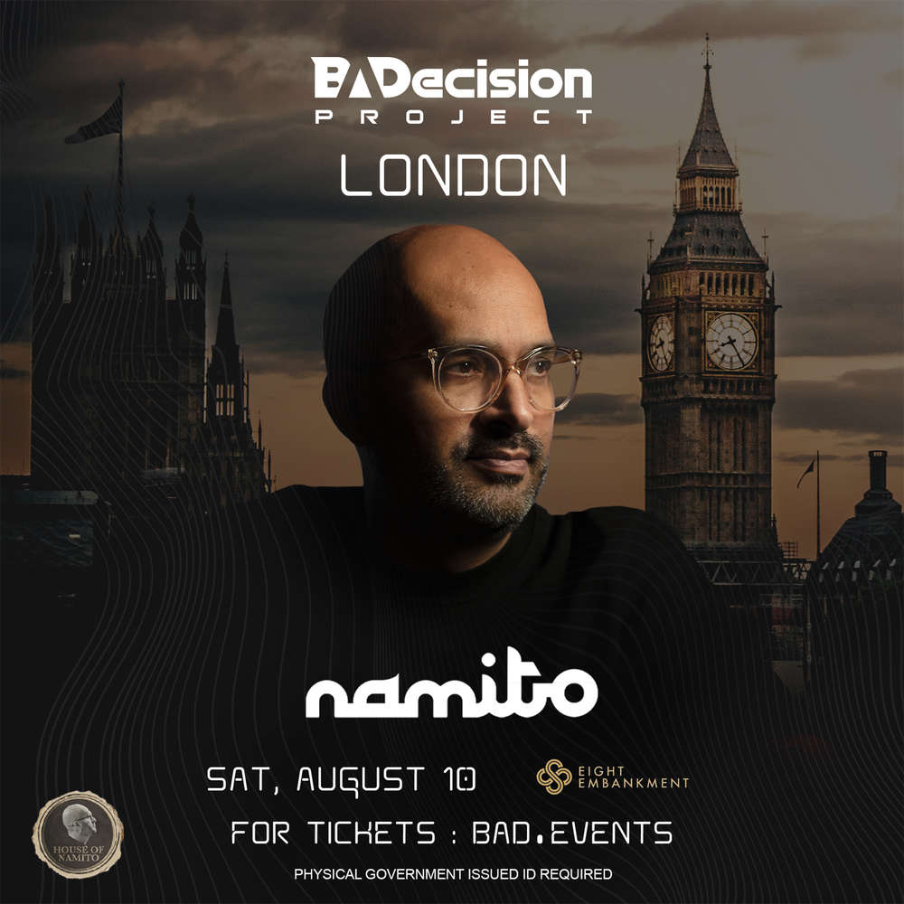 Namito Live in London in LONDON event artwork